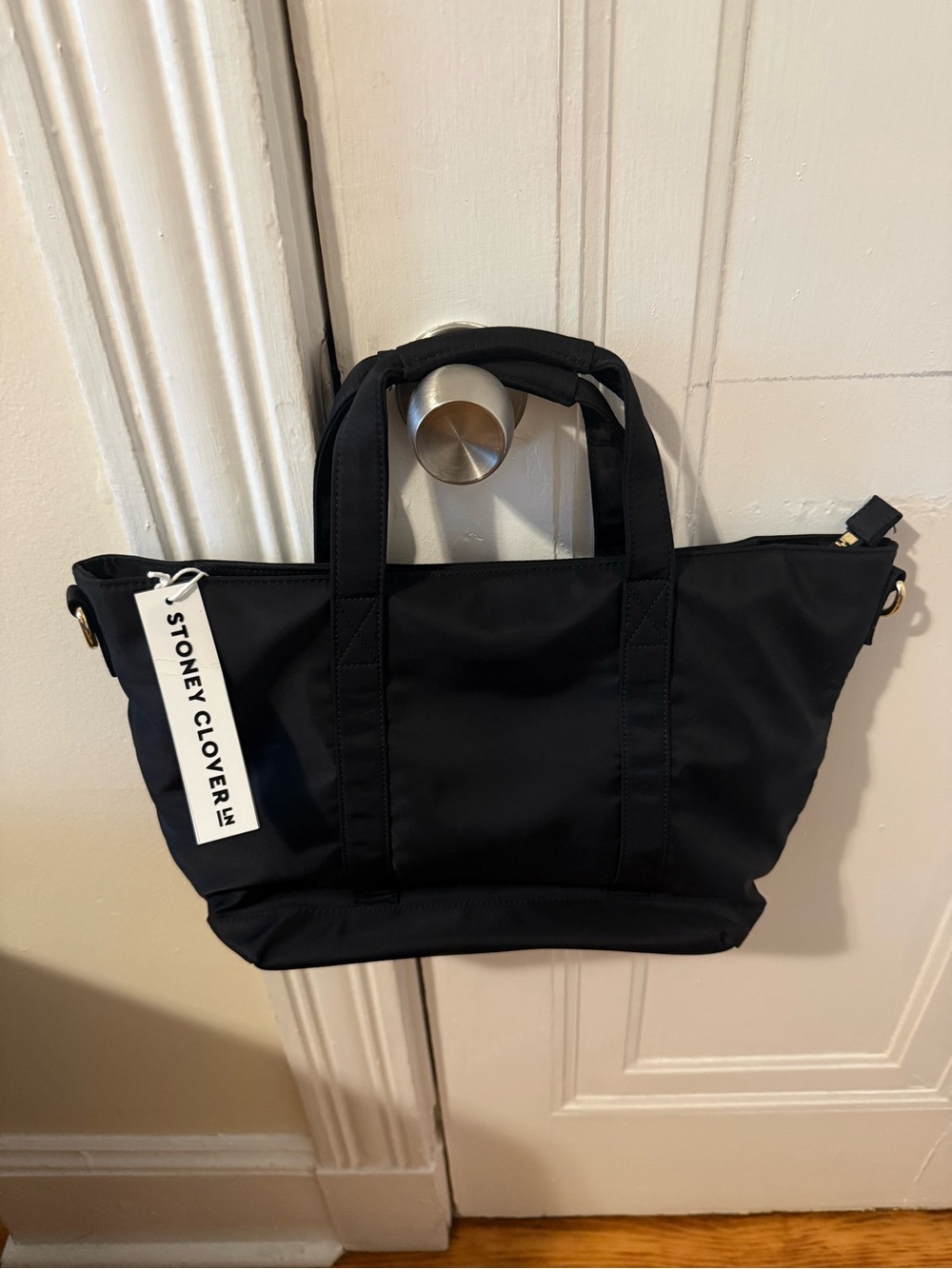 Stoney Clover Lane Black Nylon Tote